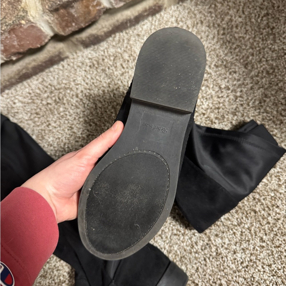 Women’s Size 8 Boots Rebel by Zigi Black Knee High Boots